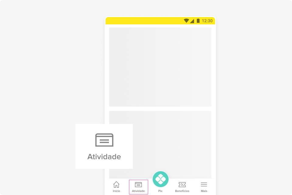 Opção Atividade